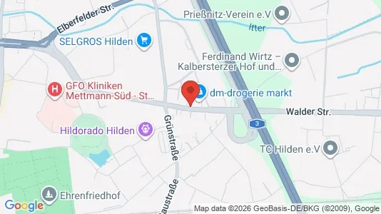 Apartments for rent i Mettmann - kort over placeringen