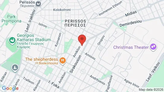 Apartments for rent i Galatsi - kort over placeringen