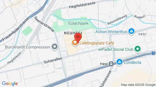 Apartments for rent i Winterthur - kort over placeringen