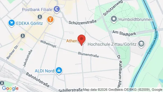 Apartments for rent i Görlitz - kort over placeringen