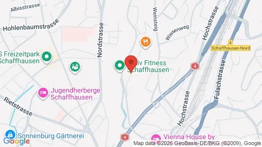 Apartments for rent i Schaffhausen - kort over placeringen