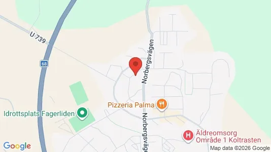 Apartments for rent i Fagersta - kort over placeringen
