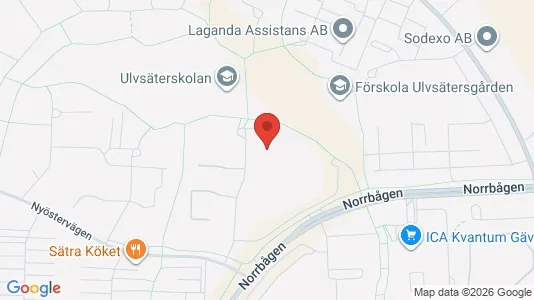 Apartments for rent i Gävle - kort over placeringen
