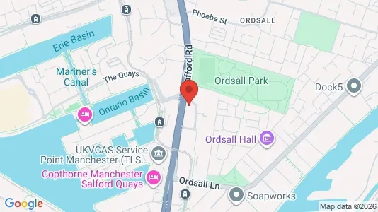 Apartments for rent i Salford - Lancashire - kort over placeringen
