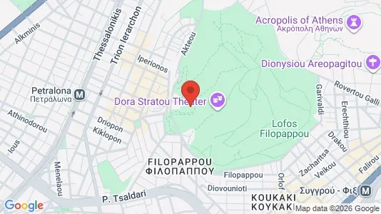 Apartments for rent i Athens Akropoli - kort over placeringen