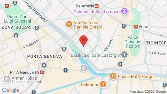 Apartments for rent i Milano Zona 1 - Centro storico - kort over placeringen