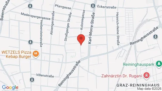 Apartments for rent i Graz - kort over placeringen
