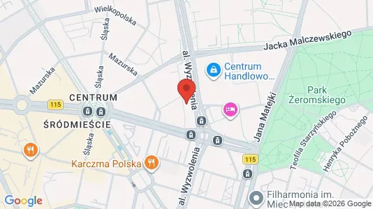 Apartments for rent i Szczecin - kort over placeringen
