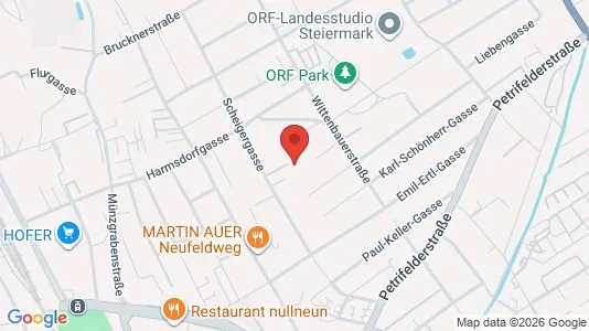 Apartments for rent i Graz - kort over placeringen