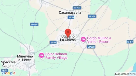 Houses for rent i Uggiano la Chiesa - kort over placeringen