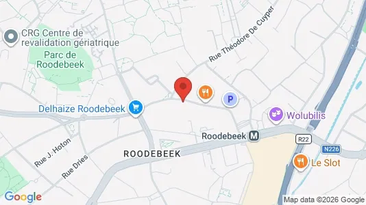 Apartments for rent i Brussels Sint-Lambrechts-Woluwe - kort over placeringen