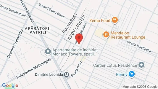 Apartments for rent i Popeşti-Leordeni - kort over placeringen