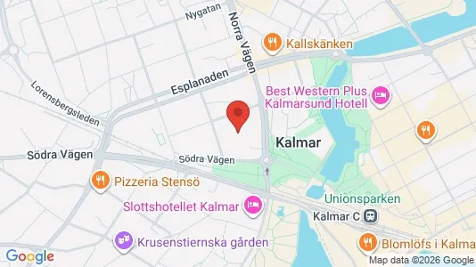 Apartments for rent i Kalmar - kort over placeringen