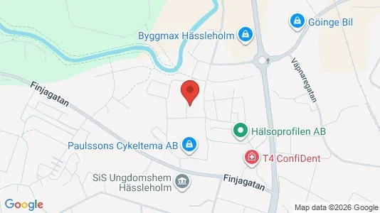 Apartments for rent i Hässleholm - kort over placeringen