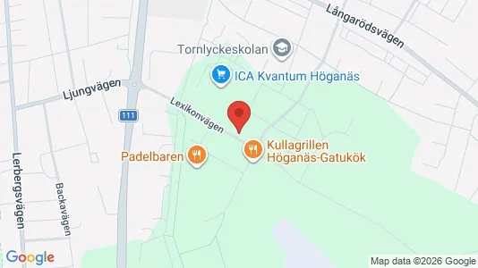 Apartments for rent i Höganäs - kort over placeringen