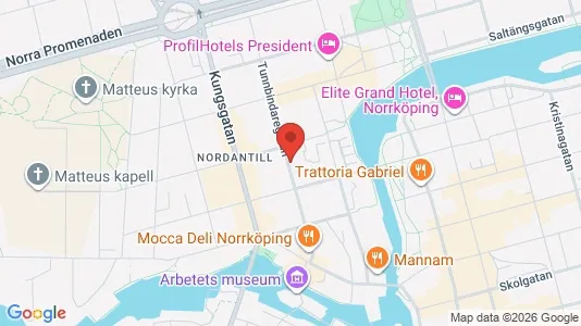 Apartments for rent i Norrköping - kort over placeringen
