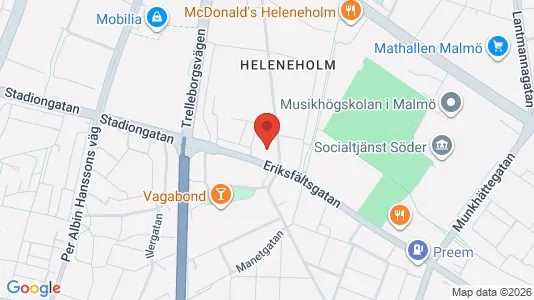 Apartments for rent i Sofielund - kort over placeringen