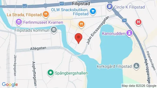 Apartments for rent i Filipstad - kort over placeringen