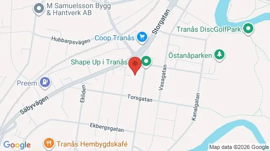 Apartments for rent i Tranås - kort over placeringen