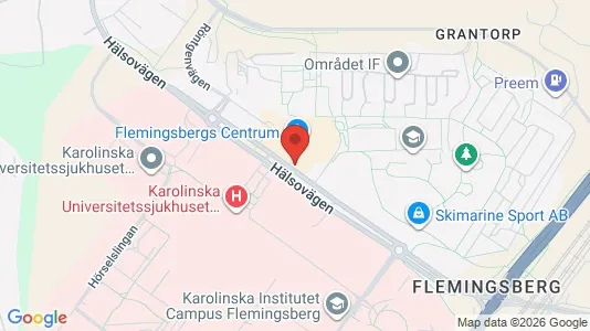 Apartments for rent i Huddinge - kort over placeringen