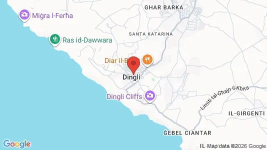 Houses for rent i Ħad-Dingli - kort over placeringen