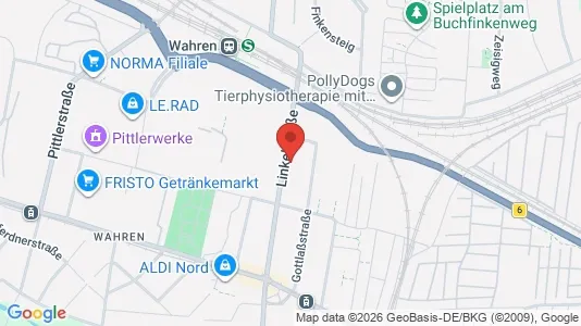 Apartments for rent i Leipzig - kort over placeringen