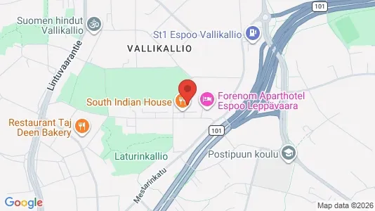 Apartments for rent i Espoo - kort over placeringen