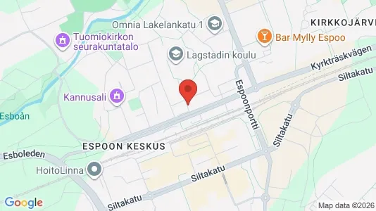 Apartments for rent i Espoo - kort over placeringen