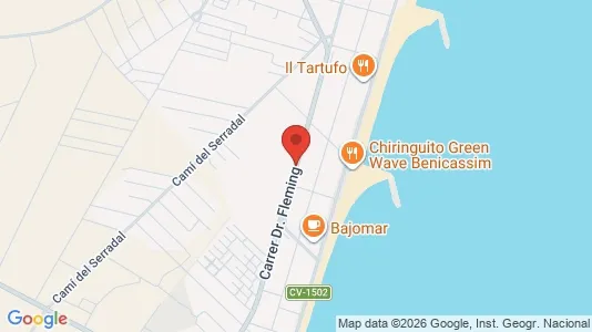 Apartments for rent i Benicasim/Benicàssim - kort over placeringen