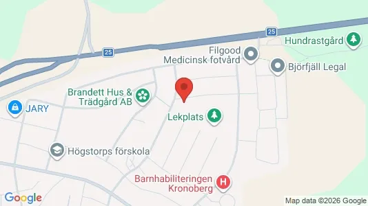 Apartments for rent i Växjö - kort over placeringen