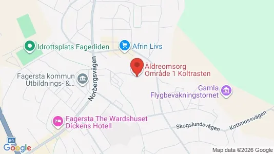 Apartments for rent i Fagersta - kort over placeringen