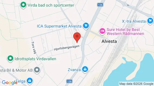 Apartments for rent i Alvesta - kort over placeringen