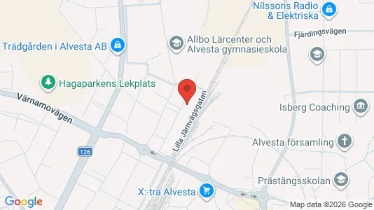 Apartments for rent i Alvesta - kort over placeringen