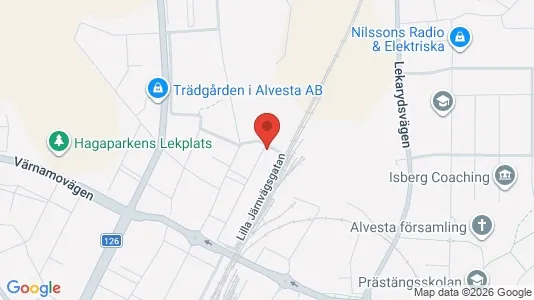 Apartments for rent i Alvesta - kort over placeringen