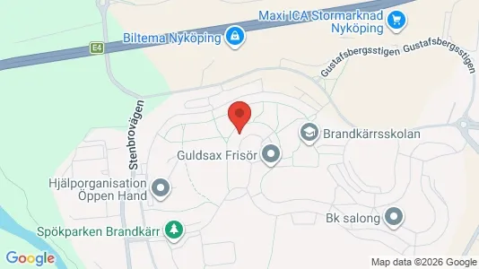 Apartments for rent i Nyköping - kort over placeringen