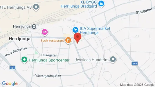 Apartments for rent i Herrljunga - kort over placeringen
