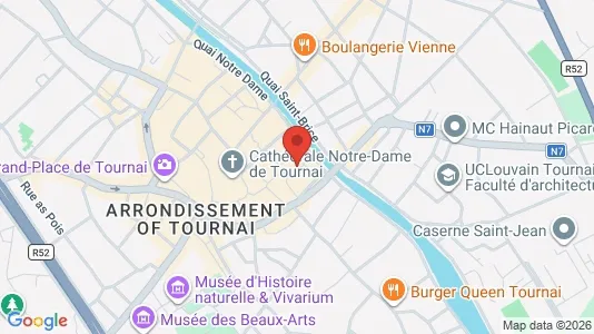 Apartments for rent i Doornik - kort over placeringen