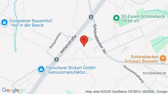 Apartments for rent i Essen - kort over placeringen