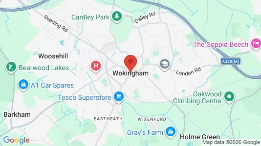 Houses for rent i Wokingham - Berkshire - kort over placeringen