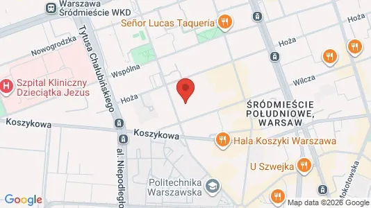 Apartments for rent i Warszawa Śródmieście - kort over placeringen