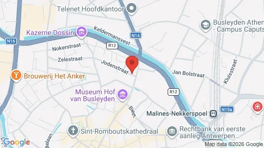Apartments for rent i Mechelen - kort over placeringen