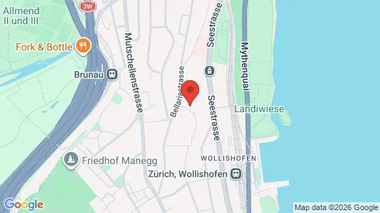 Apartments for rent i Zürich District 2 - kort over placeringen