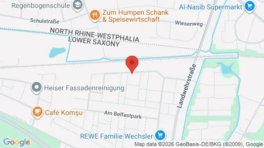 Apartments for rent i Osnabrück - kort over placeringen