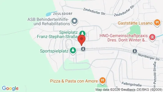 Apartments for rent i Gera - kort over placeringen