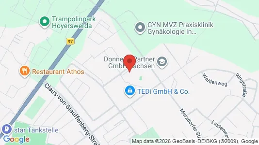 Apartments for rent i Bautzen - kort over placeringen