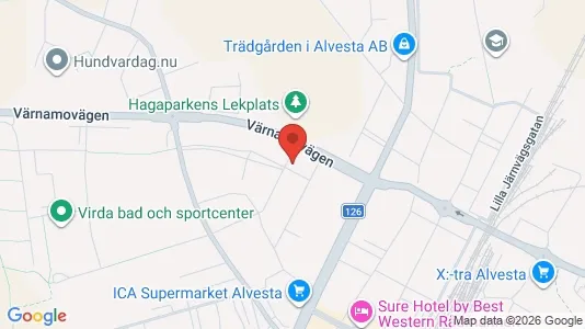 Apartments for rent i Alvesta - kort over placeringen