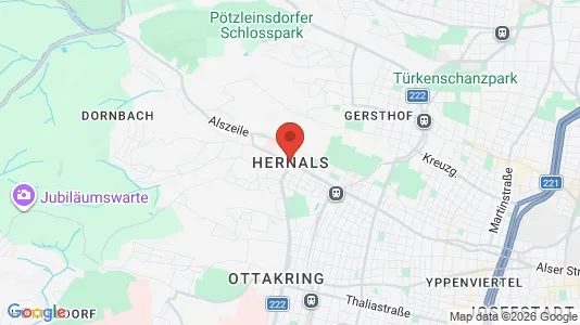 Houses for rent i Vienna Hernals - kort over placeringen