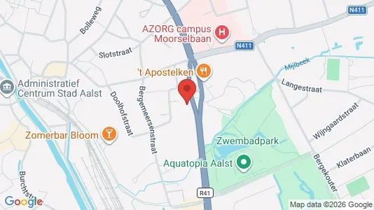 Apartments for rent i Aalst - kort over placeringen