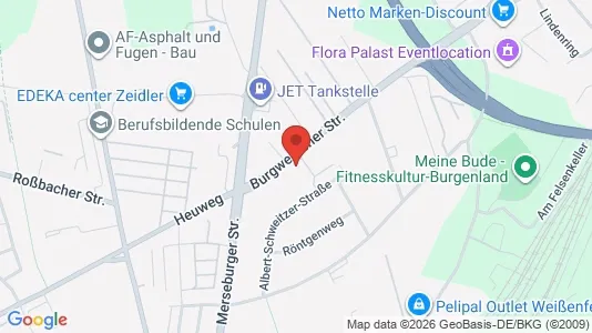 Apartments for rent i Burgenlandkreis - kort over placeringen