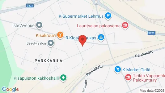 Apartments for rent i Lappeenranta - kort over placeringen